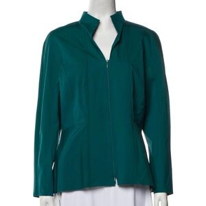 Lafayette 148 New York Teal Blazer Tailored Professional Jacket